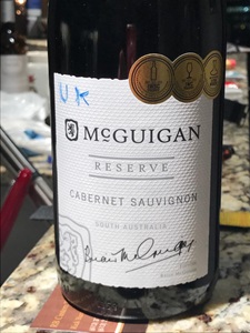 McGuigan Reserve Cabernet Sauvignon 2015